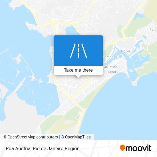 Rua Austria map