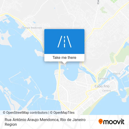 Rua Antônio Araujo Mendonca map