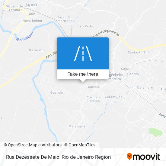 Rua Dezessete De Maio map