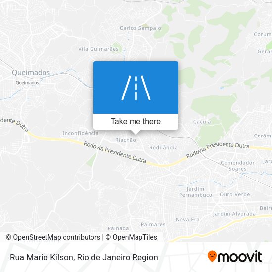 Rua Mario Kilson map