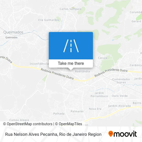Rua Nelson Alves Pecanha map