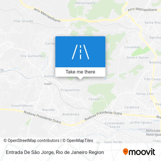 Entrada De São Jorge map