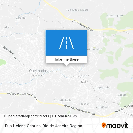 Rua Helena Cristina map