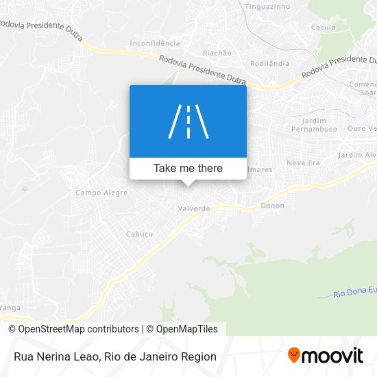 Rua Nerina Leao map