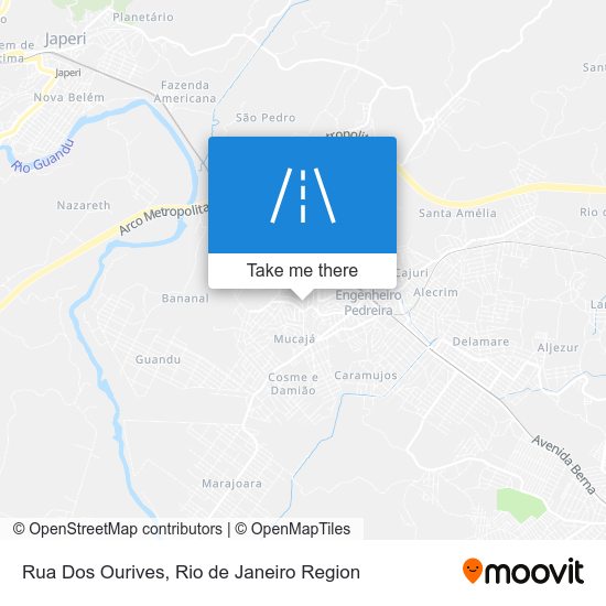 Mapa Rua Dos Ourives