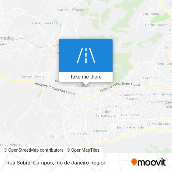 Rua Sobral Campos map