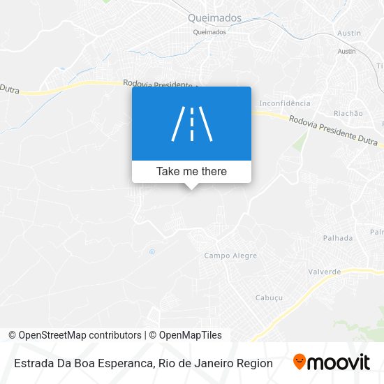 Estrada Da Boa Esperanca map