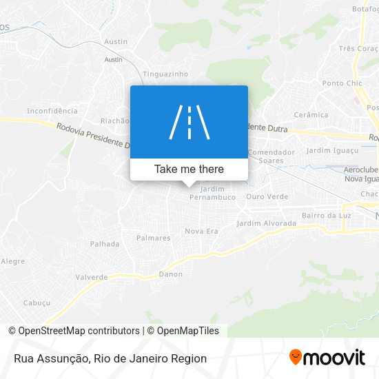 Rua Assunção map