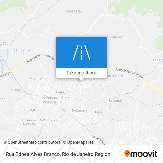 Rua Ednea Alves Branco map