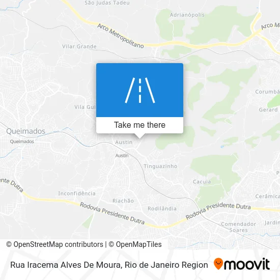Rua Iracema Alves De Moura map