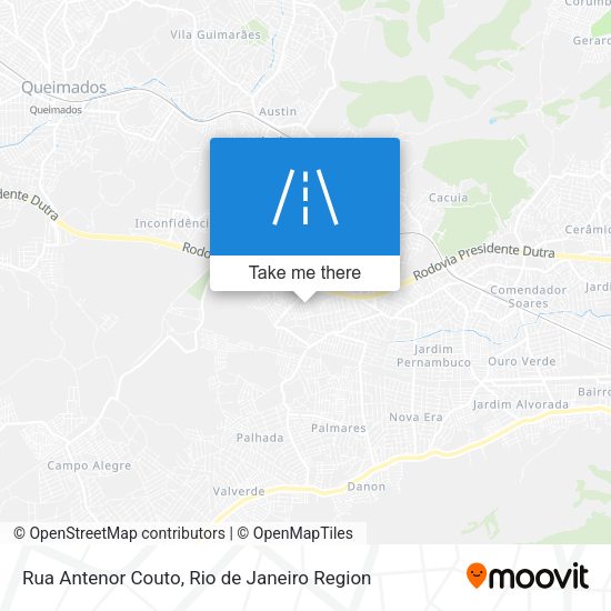 Rua Antenor Couto map
