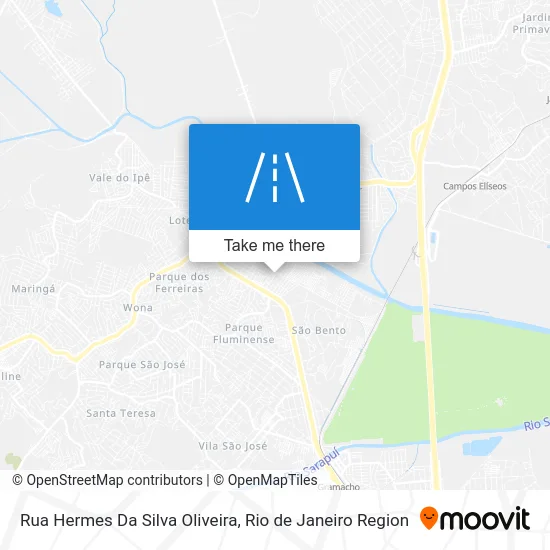 Rua Hermes Da Silva Oliveira map