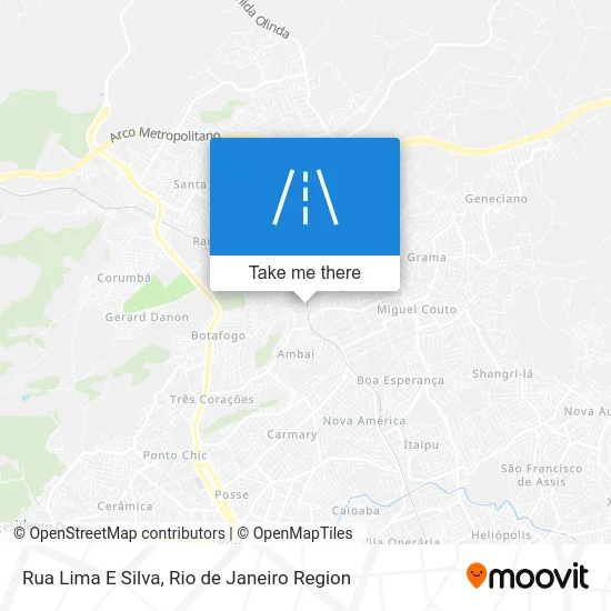 Rua Lima E Silva map