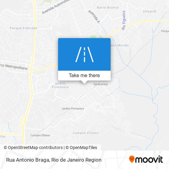 Rua Antonio Braga map