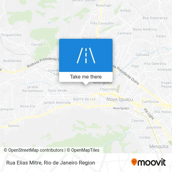 Rua Elias Mitre map