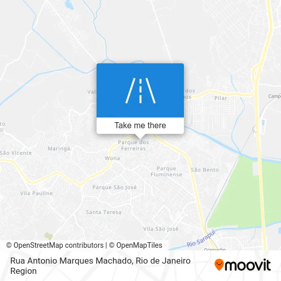 Rua Antonio Marques Machado map
