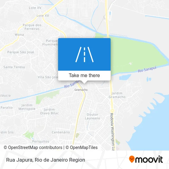 Rua Japura map