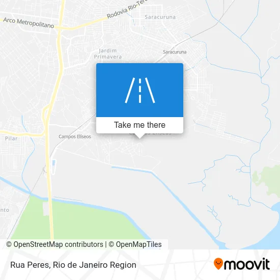 Rua Peres map