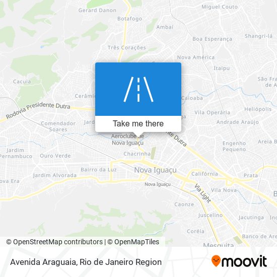 Mapa Avenida Araguaia