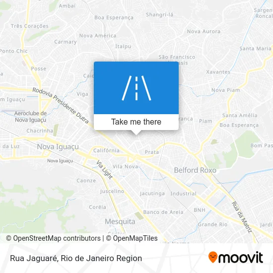 Rua Jaguaré map