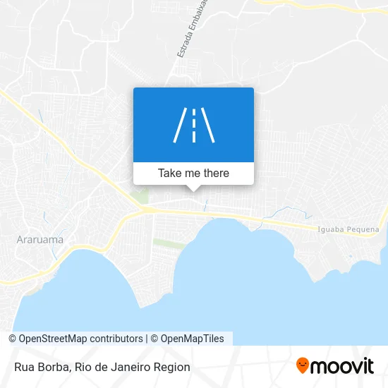 Rua Borba map