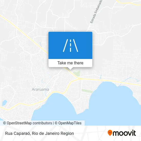 Rua Caparaó map