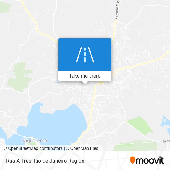Rua A Três map