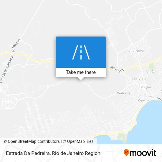 Estrada Da Pedreira map