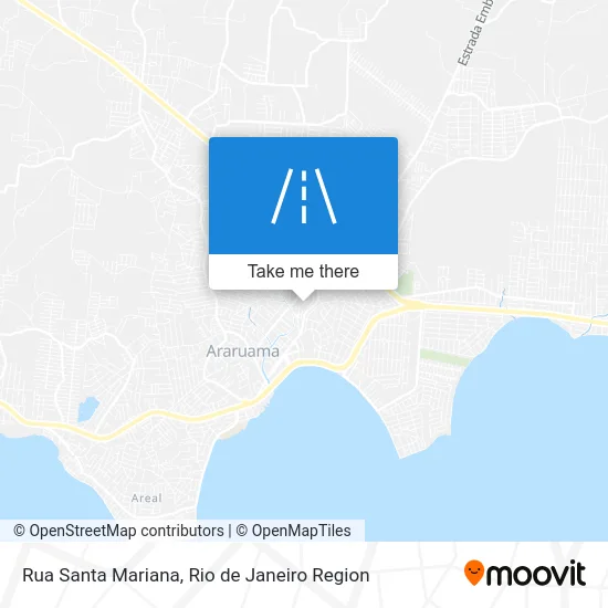 Rua Santa Mariana map
