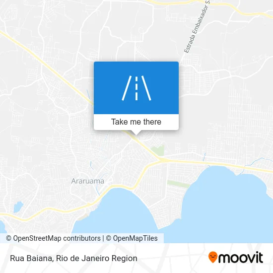 Rua Baiana map
