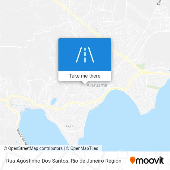 Rua Agostinho Dos Santos map
