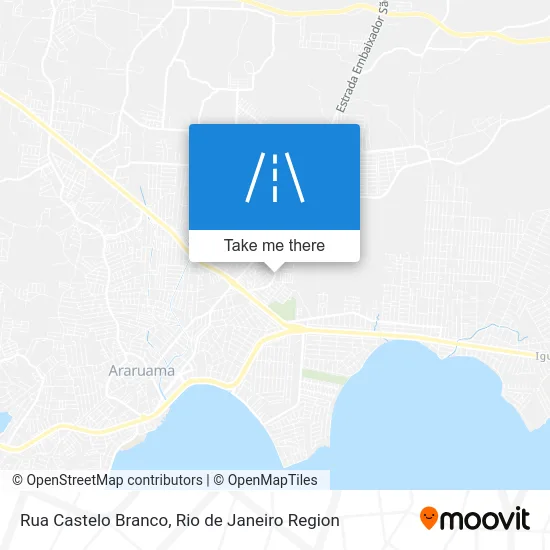 Rua Castelo Branco map