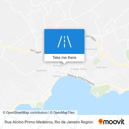 Rua Alcino Primo Medeiros map