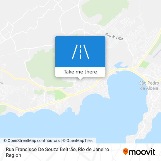 Rua Francisco De Souza Beltrão map