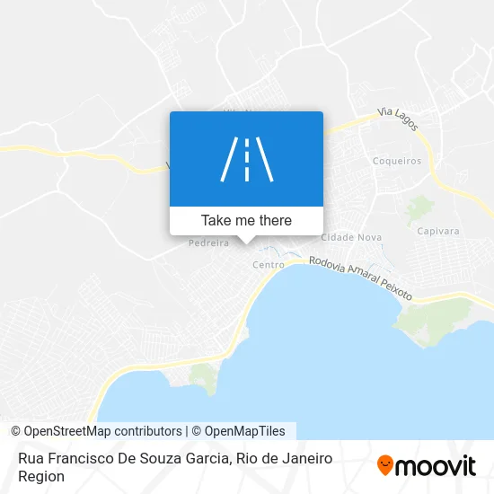 Rua Francisco De Souza Garcia map