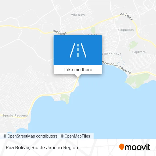Rua Bolívia map