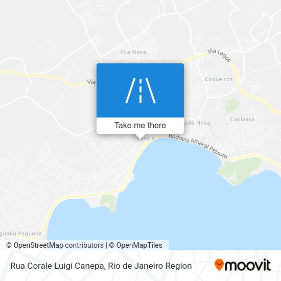 Rua Corale Luigi Canepa map