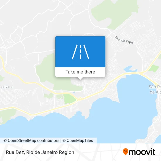 Rua Dez map