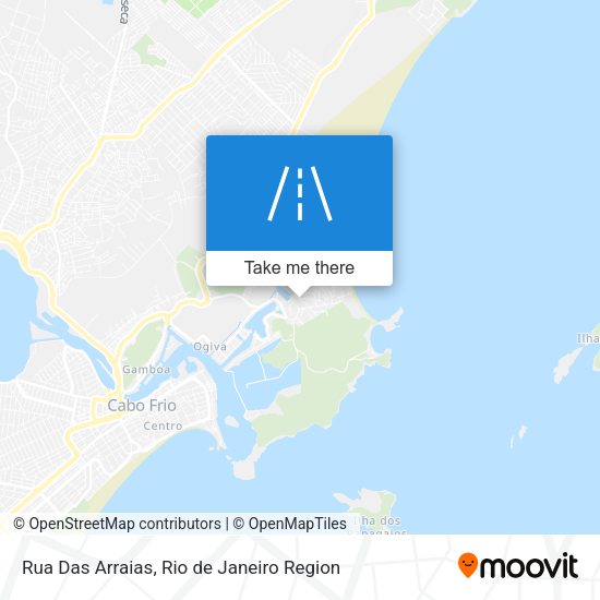 Rua Das Arraias map