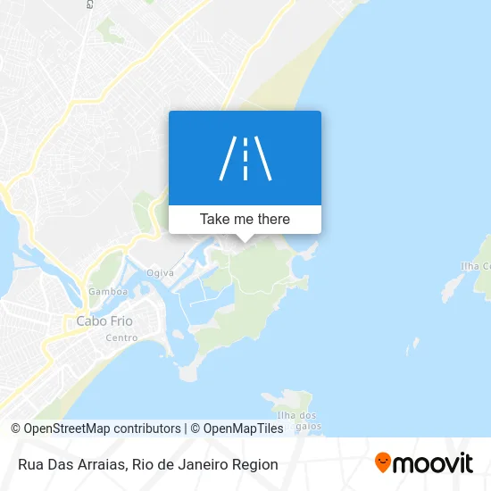 Rua Das Arraias map