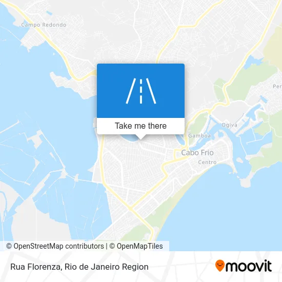 Rua Florenza map
