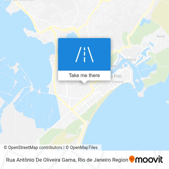 Rua Antônio De Oliveira Gama map