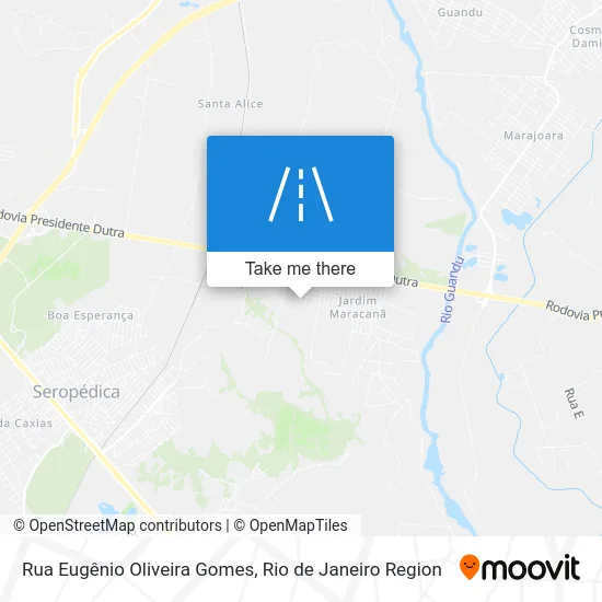 Rua Eugênio Oliveira Gomes map