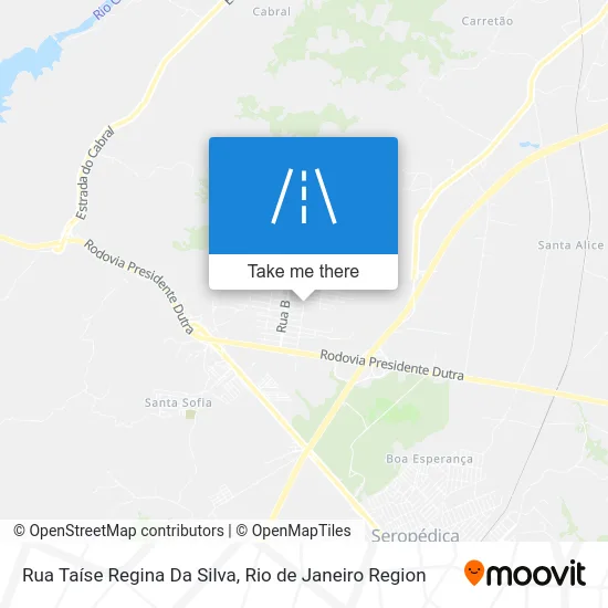 Rua Taíse Regina Da Silva map