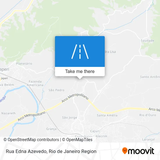 Rua Edna Azevedo map