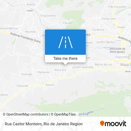 Rua Castor Monteiro map