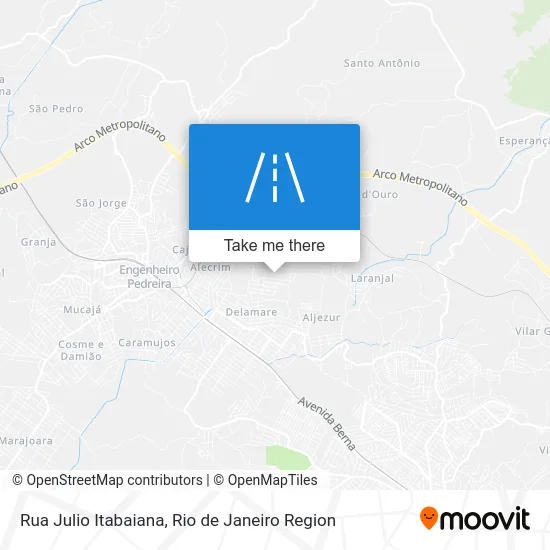 Rua Julio Itabaiana map