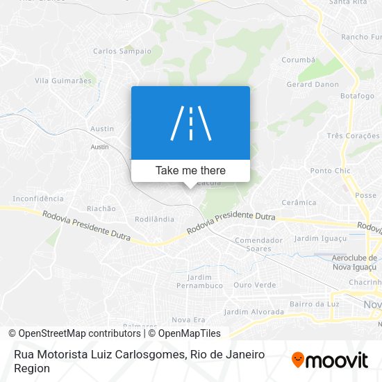 Rua Motorista Luiz Carlosgomes map