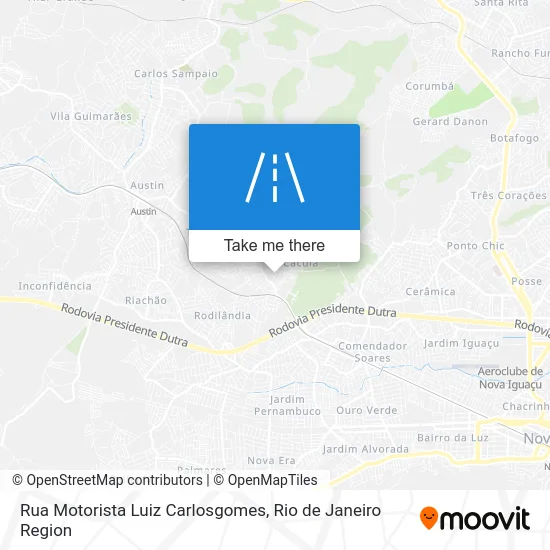Rua Motorista Luiz Carlosgomes map