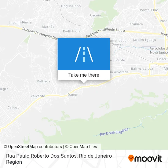 Rua Paulo Roberto Dos Santos map